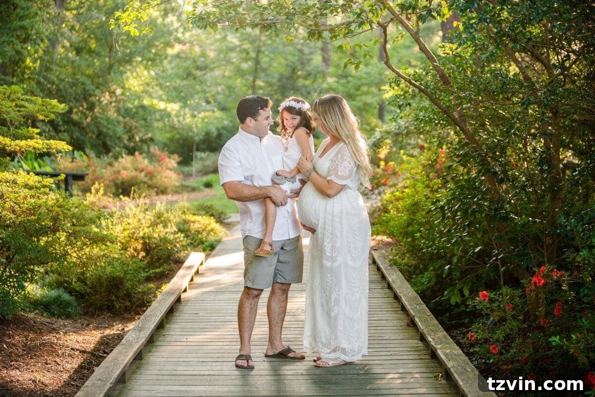 Bare-Belly Truths 6 Maternity photo with husband and daughter