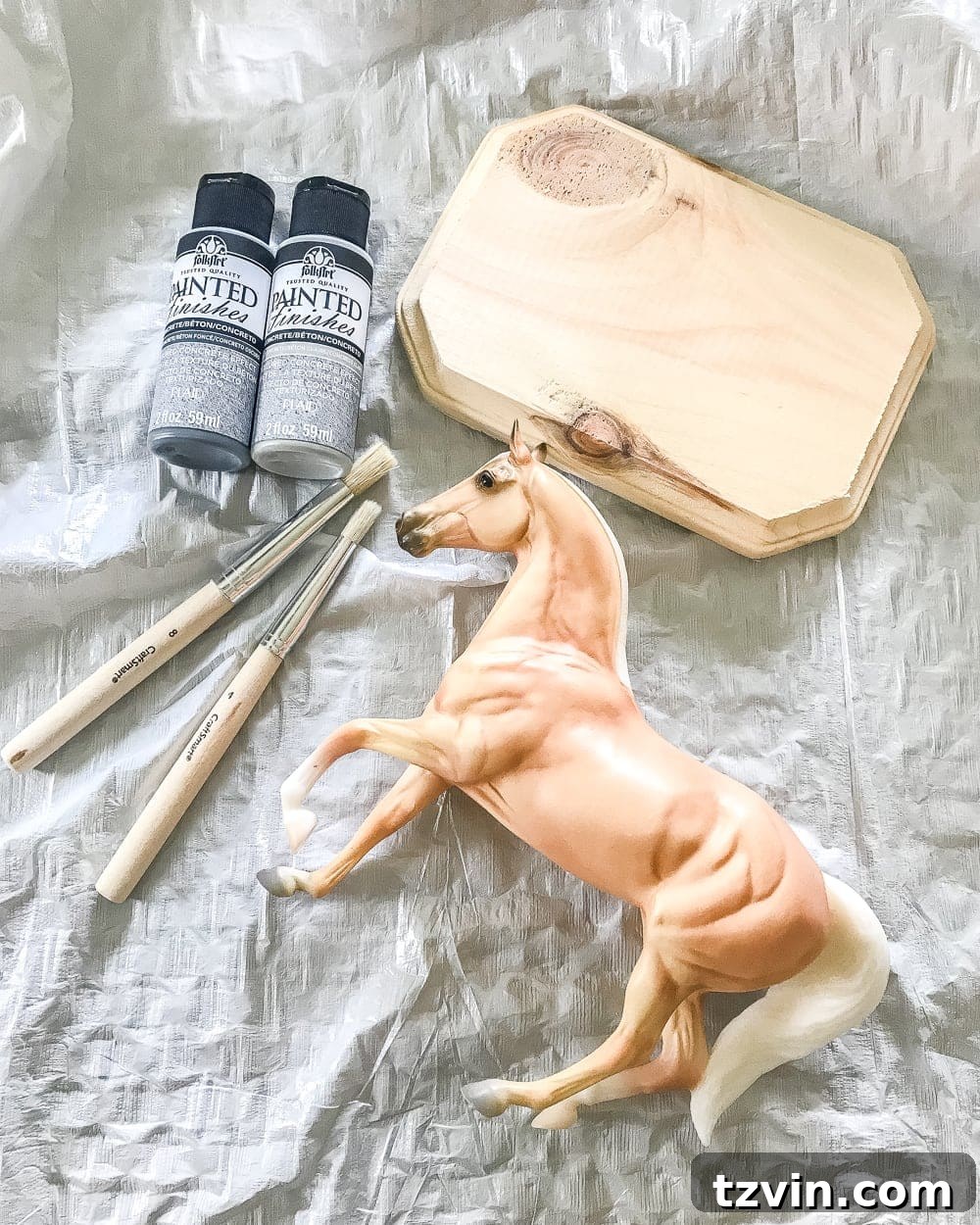 Homemade Concrete Horse Statue 3 Materials for the DIY equestrian statuette