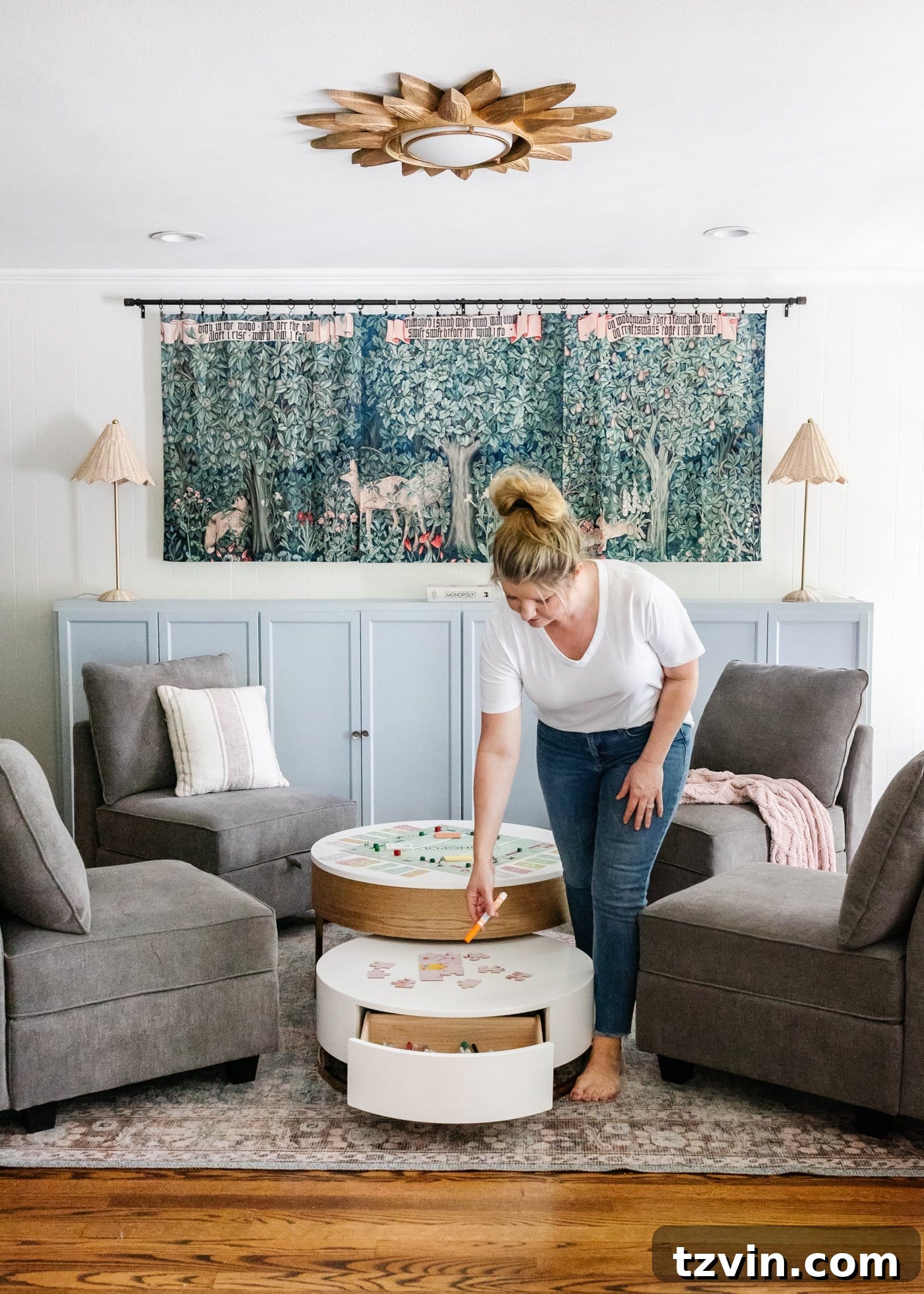 Decorate Smarter: Dodge Common Design Disasters 22 Stylish toy storage furniture from Amazon in a playroom