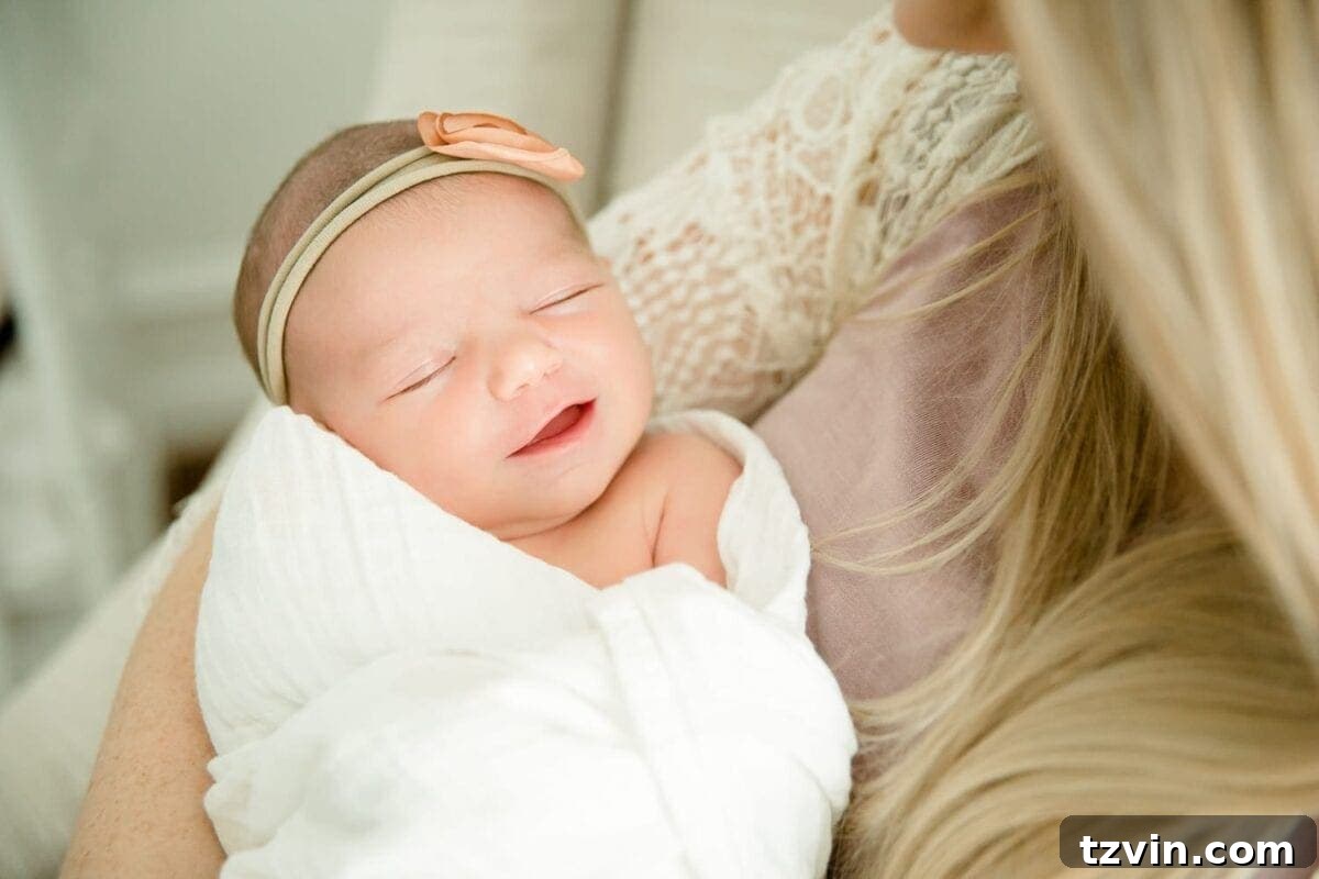 Picture of the newborn Regan