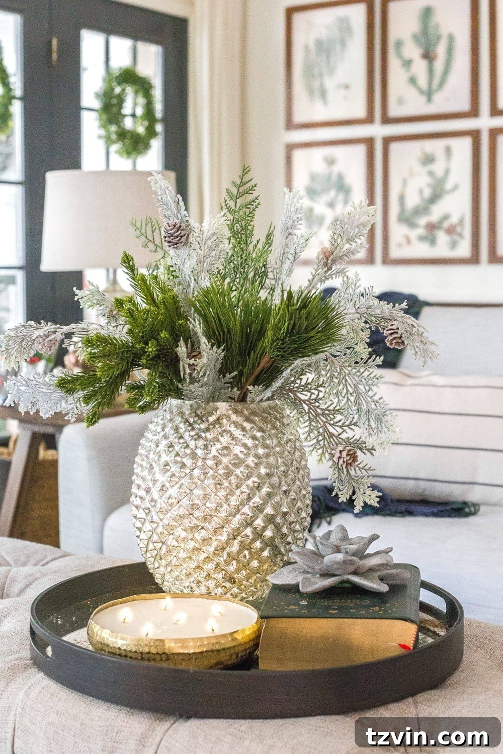 Living Room Christmas Scene