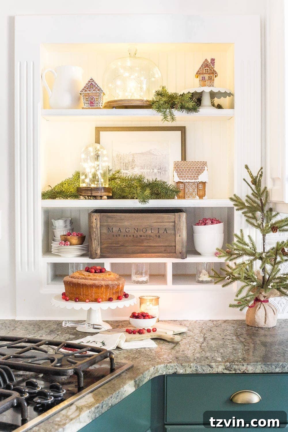 Handmade Holiday Magic: Affordable Christmas Decor for 2024 6 Thrift store Christmas decorations: fairy lights arranged under cloches create a magical, inexpensive holiday display.