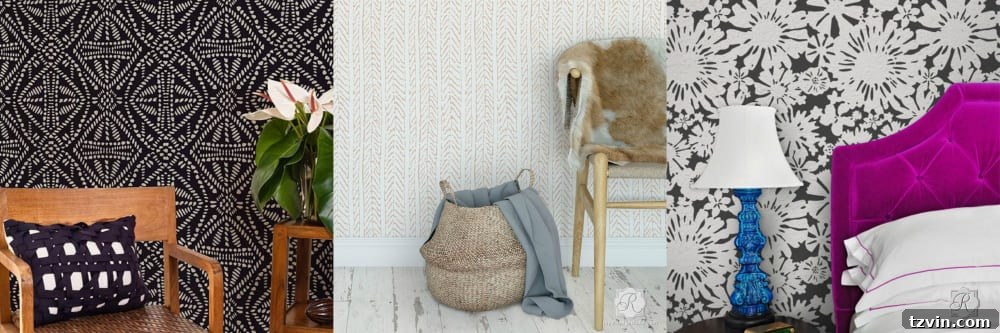 Master Bathroom Refresh Inspiration and Design Blueprint 12 Bathroom stencil options
