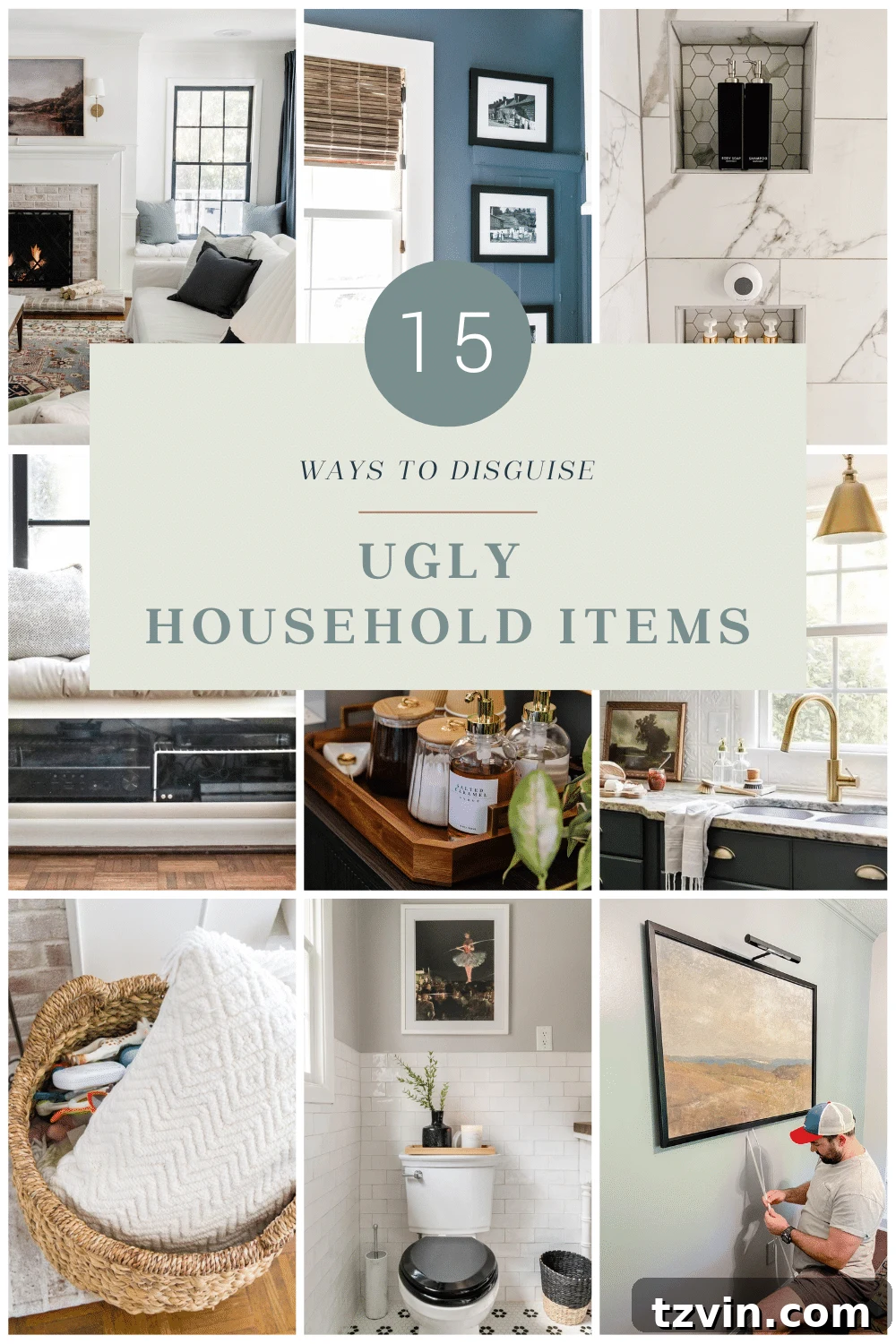 15 Stylish Secrets to Hide Household Eyesores 2 15 Ways to Disguise the Ugly Stuff in Your Home