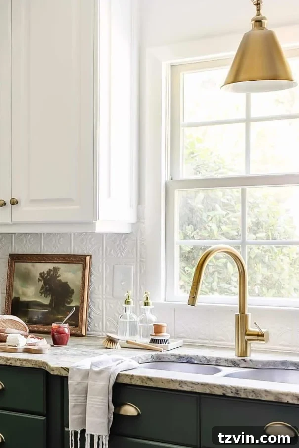 15 Stylish Secrets to Hide Household Eyesores 10 soap beside kitchen sink