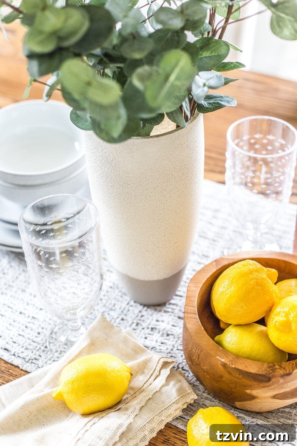 Stoneware Style from Thrift Store Treasures 7 How to add a stoneware look to thrifted glass vases and bottles using just paint. #stoneware #diystoneware #stonewarevase