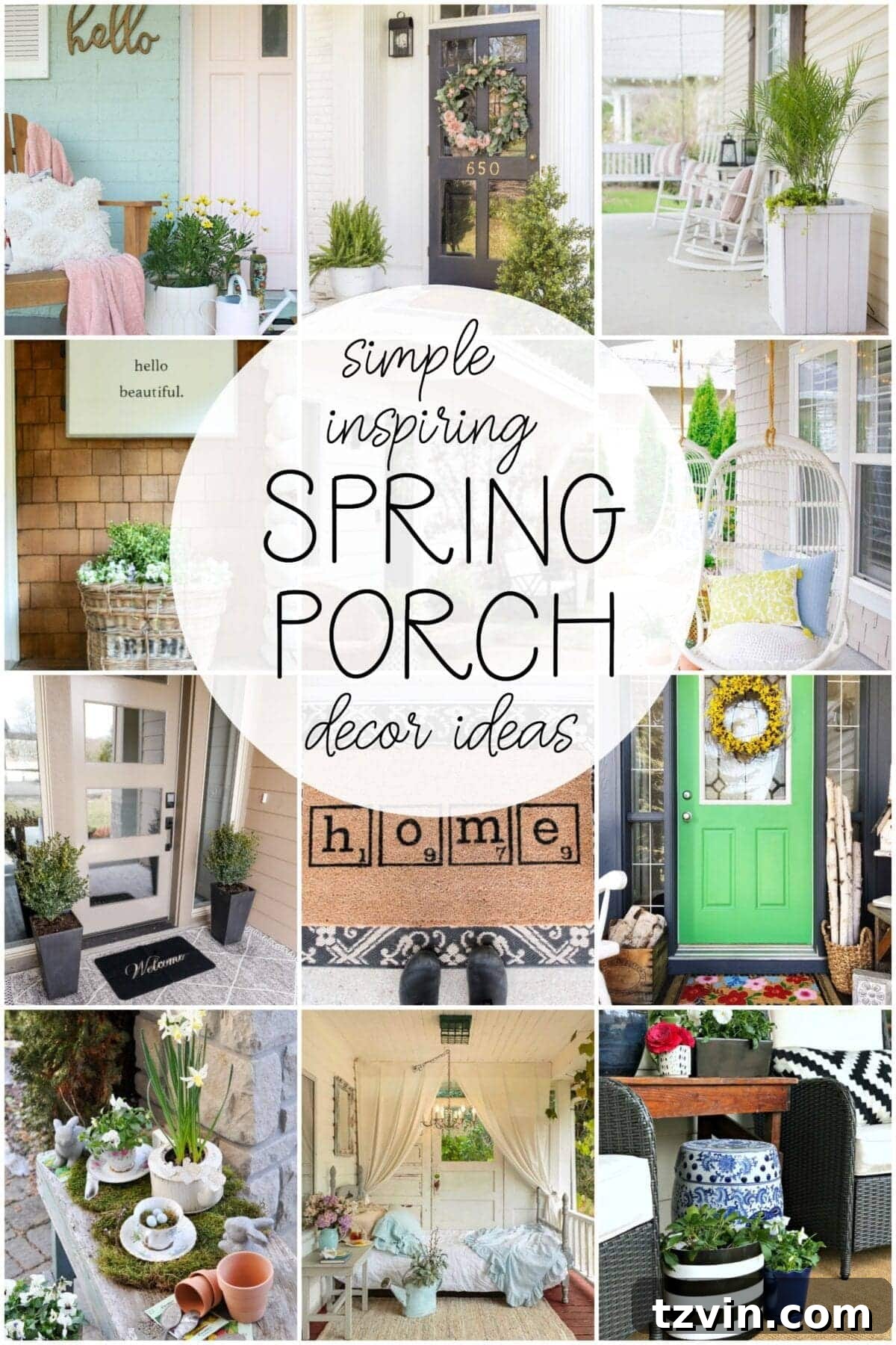 Springtime Front Porch Makeover 2 Spring Porch Refresh