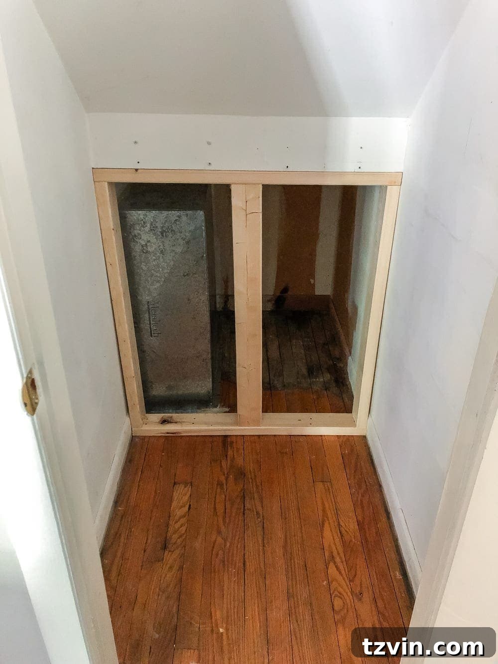 DIY DVD Storage Closet