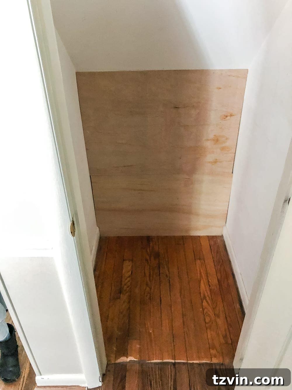 DIY DVD Storage Closet