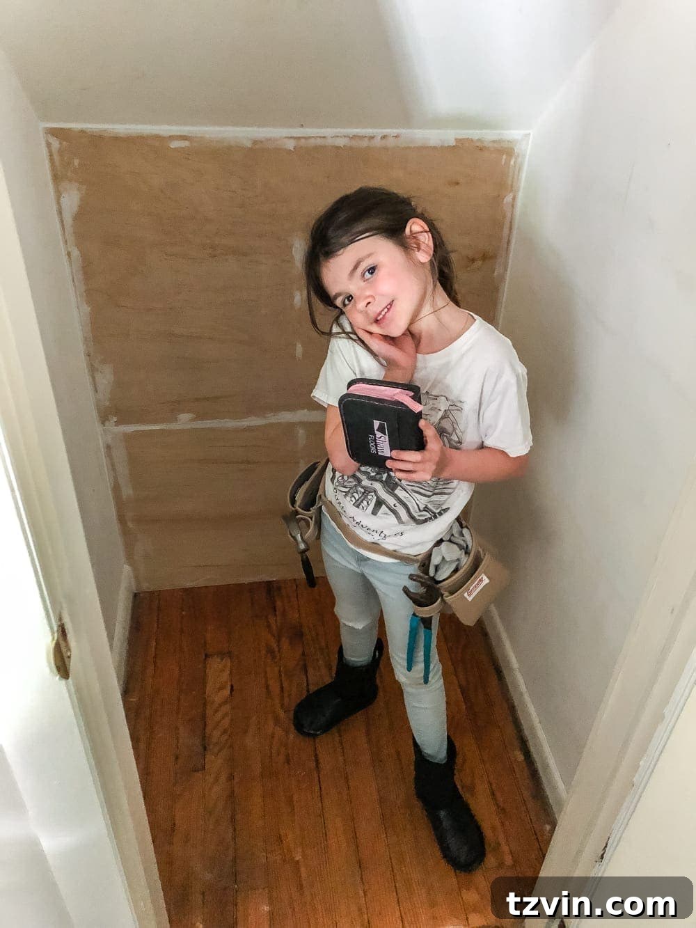 DIY DVD Storage Closet