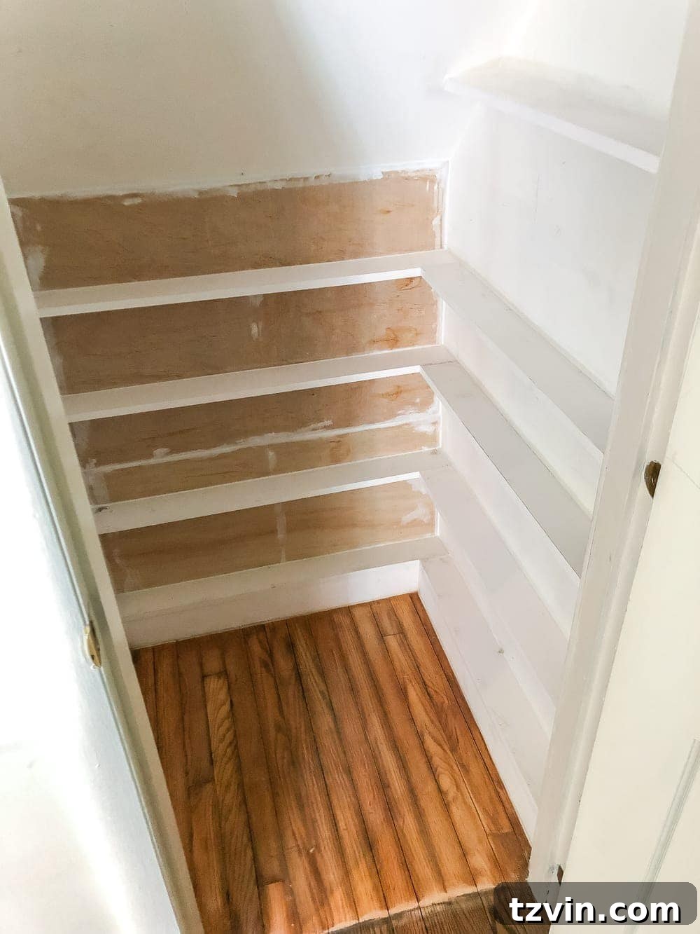 DIY DVD Storage Closet