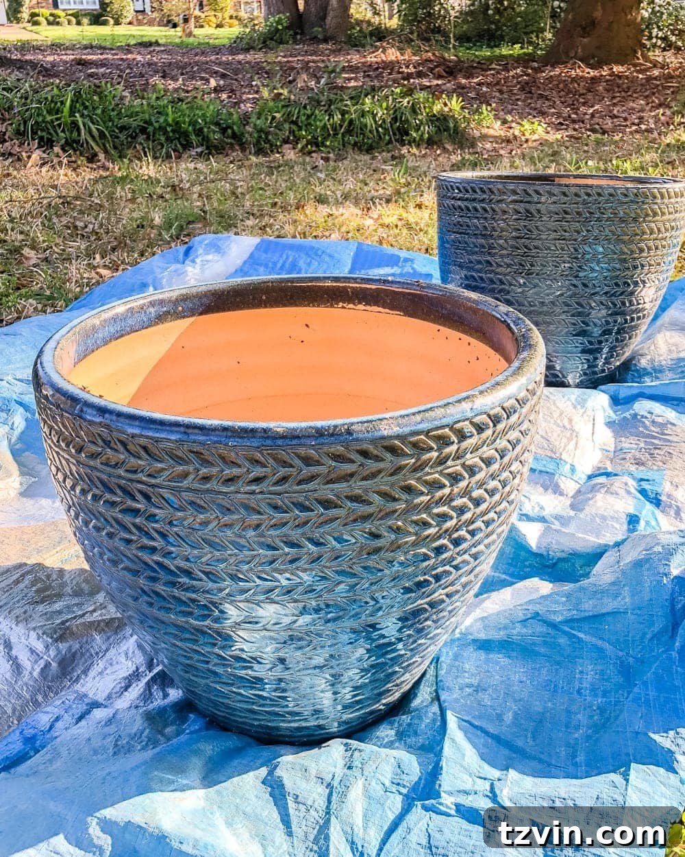 Master Distress Effortlessly: The Single Trick Revealed 3 How to Distress Anything With 1 Simple Trick | Pottery Barn look-alike Tuscan style weathered planters using just spray paint