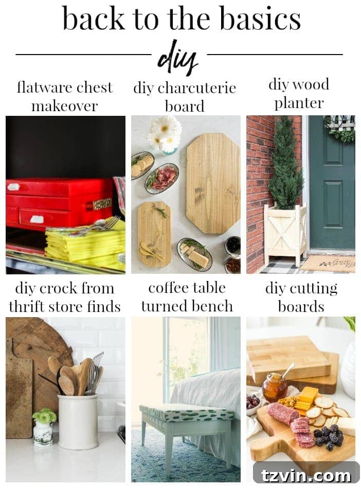 Back to Basics DIY Ideas