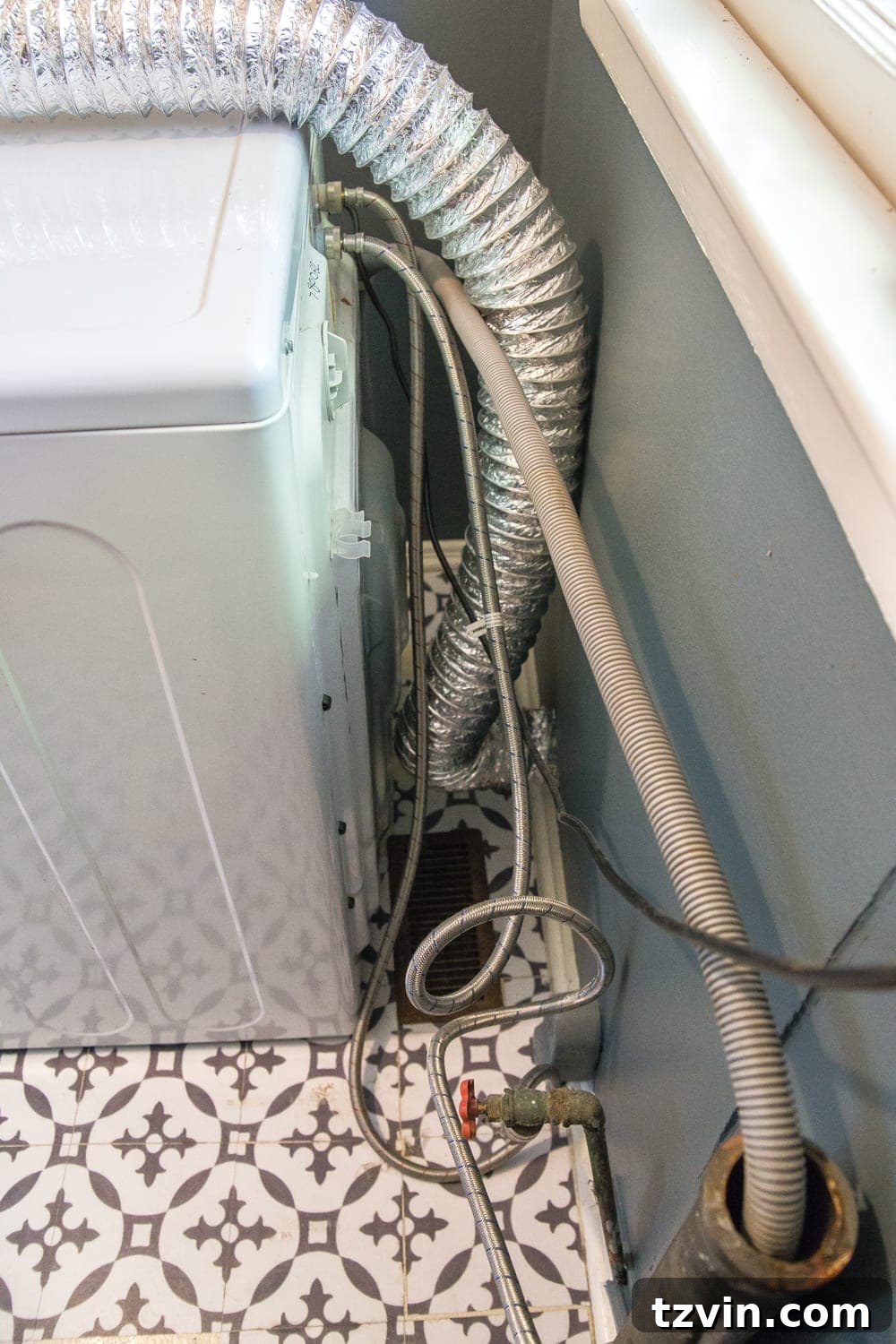 Navigating Washer and Dryer Connections 6 Repositioning washer hoses to prevent kinks