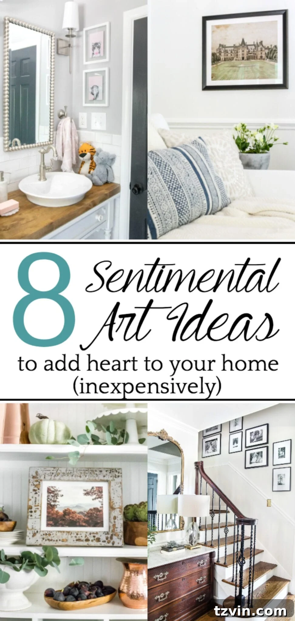 8 Personalized Art Ideas to Warm Your Home 2 Sentimental Art Ideas for your home walls: family artifacts, heirlooms, and special memories turned into meaningful wall decor.