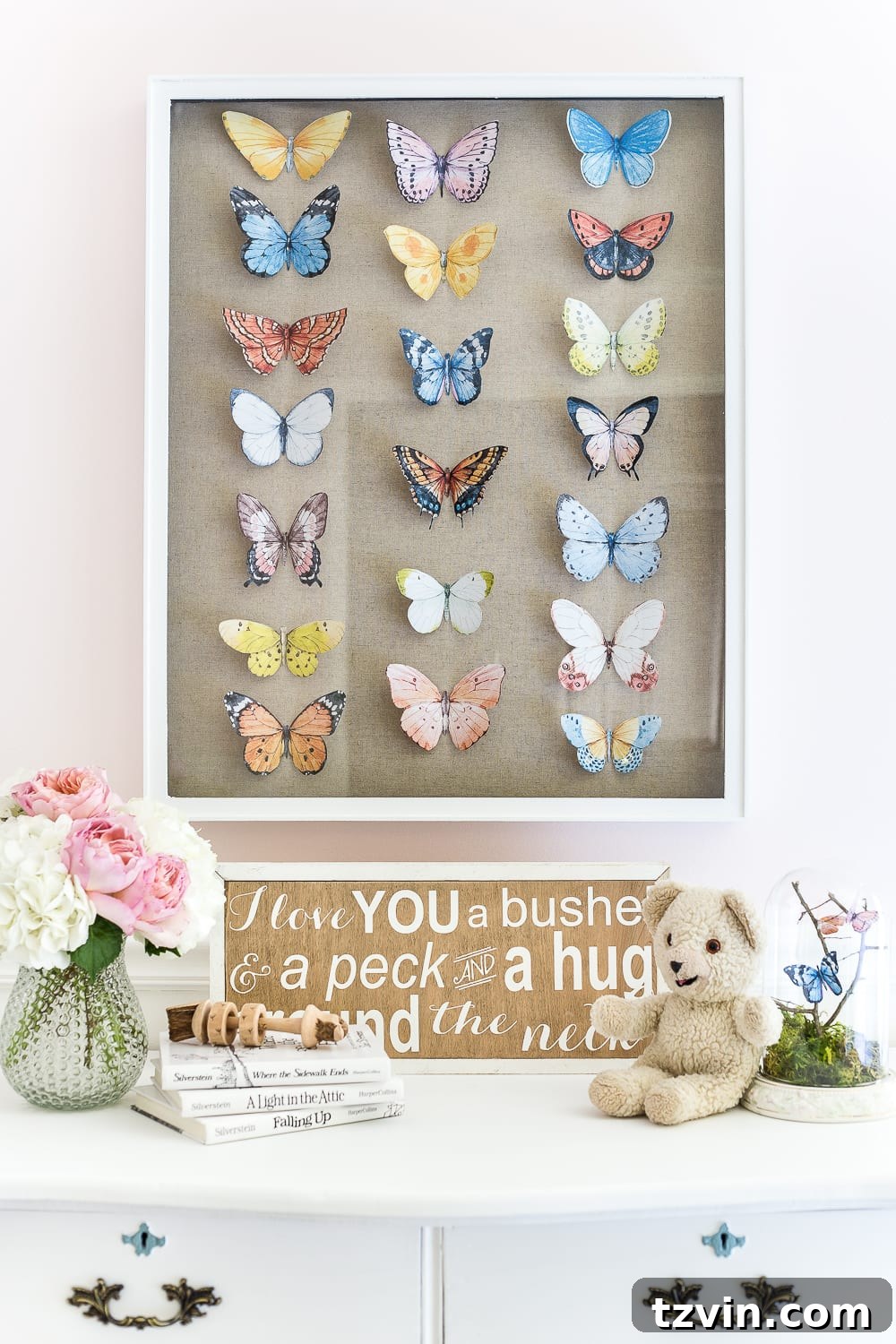 8 Personalized Art Ideas to Warm Your Home 11 Sentimental art idea - display lyrics from a special song on a decorative wooden sign in a child's room