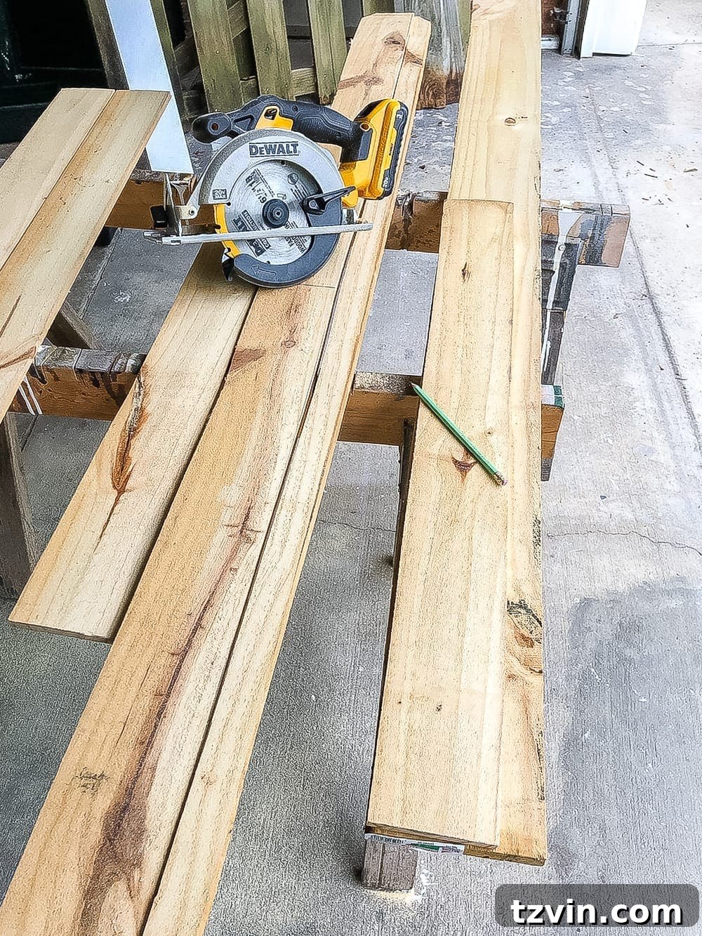 From Scraps to Blooms: DIY Window Planter 7 rip fence board widths to make a window box