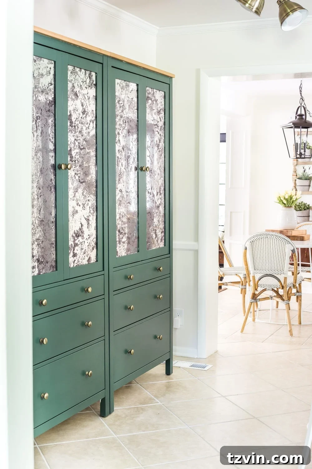 Ultimate IKEA Hemnes Pantry Cabinet Organization 2 IKEA Hemnes Pantry Cabinet Organization - Tips and ideas for maximizing storage and creating function for food storage in a cabinet to repurpose as a pantry. Essential solutions for small kitchens.