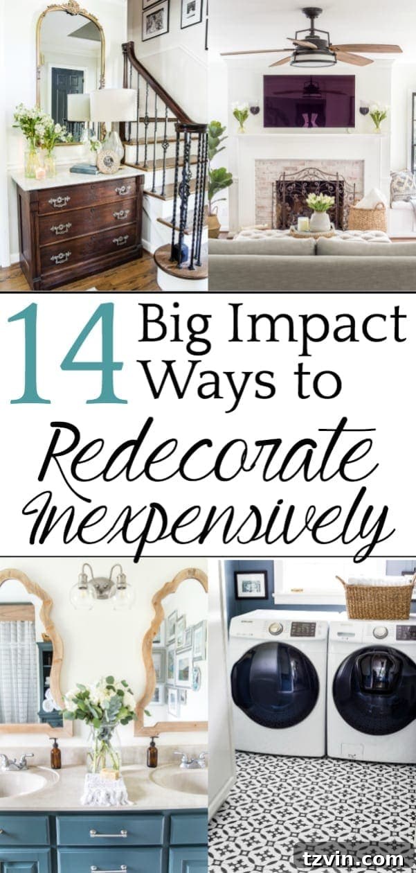 Big Impact Ways to Redecorate a Room Inexpensively | Budget-Friendly Room Refresh Ideas