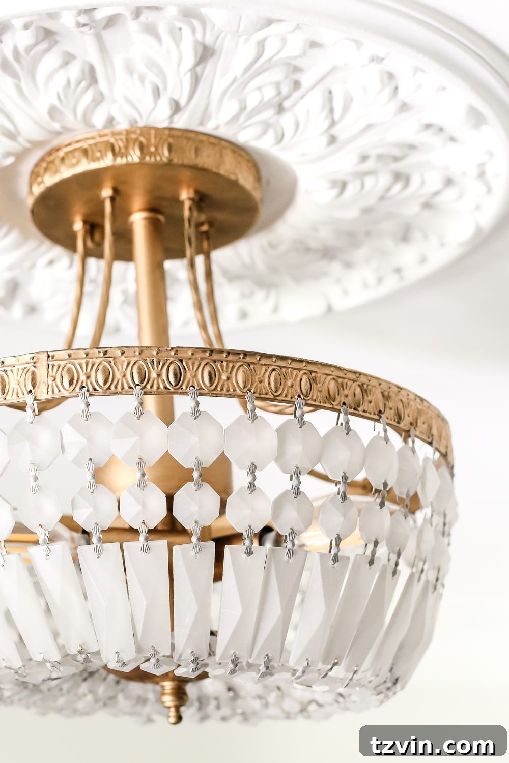 Big Impact Room Refresh with a new elegant light fixture