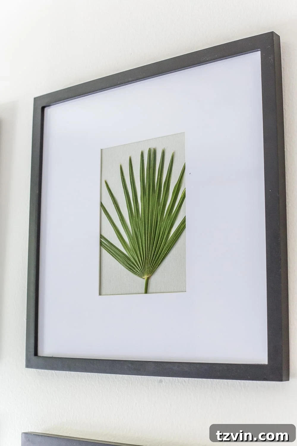DIY Pressed Flower Art | How to press flowers and leaves from your own backyard to frame as inexpensive, vintage-inspired wall decor. 