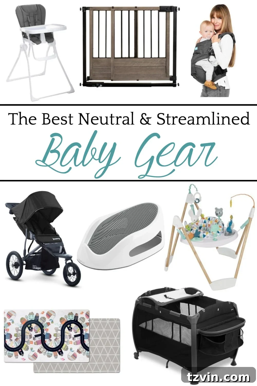 A round-up shopping guide of the most highly rated streamlined modern baby gear and vintage-inspired STEAM toys to inspire sensory development.