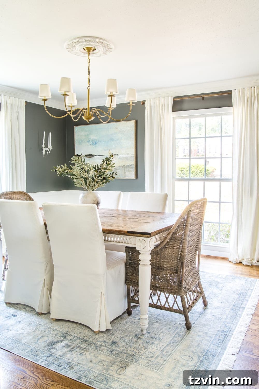 Uncover Incredible Open Box Deals Online 3 Close up of a dining room chandelier and table setting