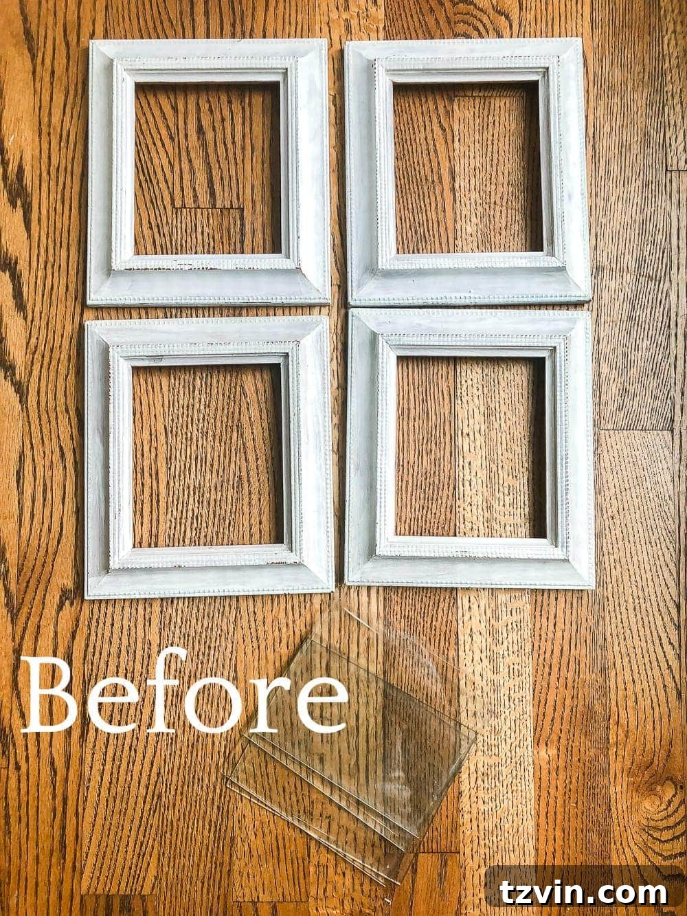Upcycling Old Frames Into Stunning Antique Mirrors 2 Transforming old picture frames into stunning DIY antique mirrors