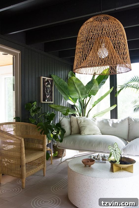 Black Paint Inspiration - Porch