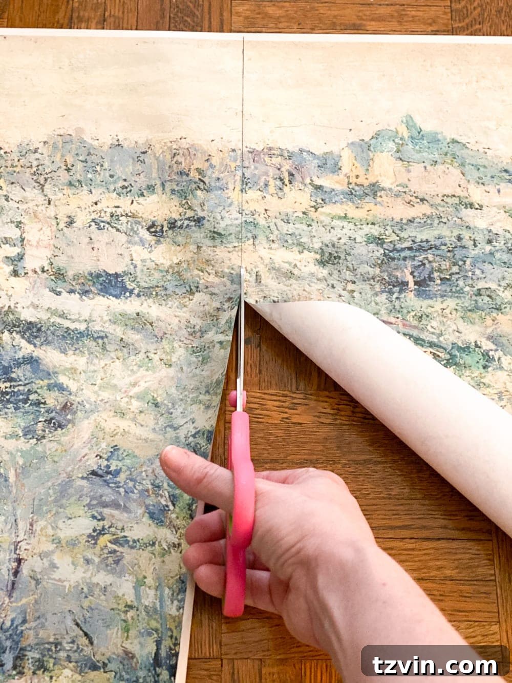 DIY Large Wall Art: Winter Wonderland Printable 4 DIY Large Wall Art and Winter Landscape Printable - How to make a $1,000 piece of art for under $50.