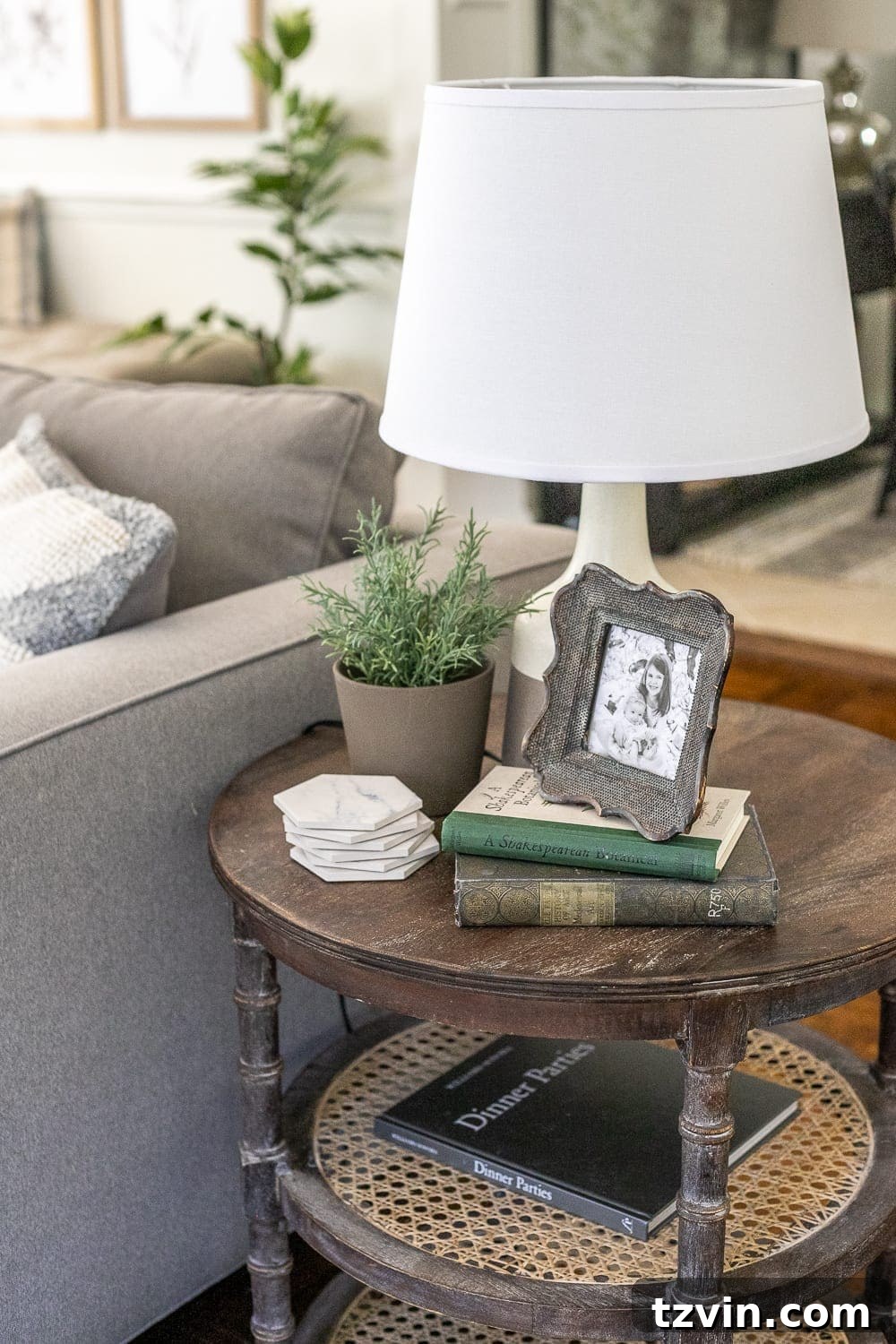Simple Styling: End Table Inspiration 3 how to decorate an end table