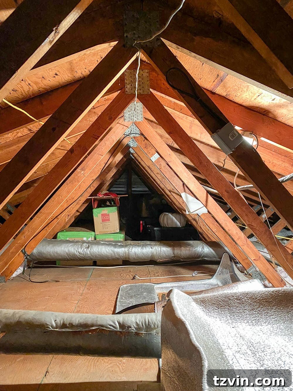 Attic Transformation Master Seasonal Storage 8 attic storage and seasonal storage bins