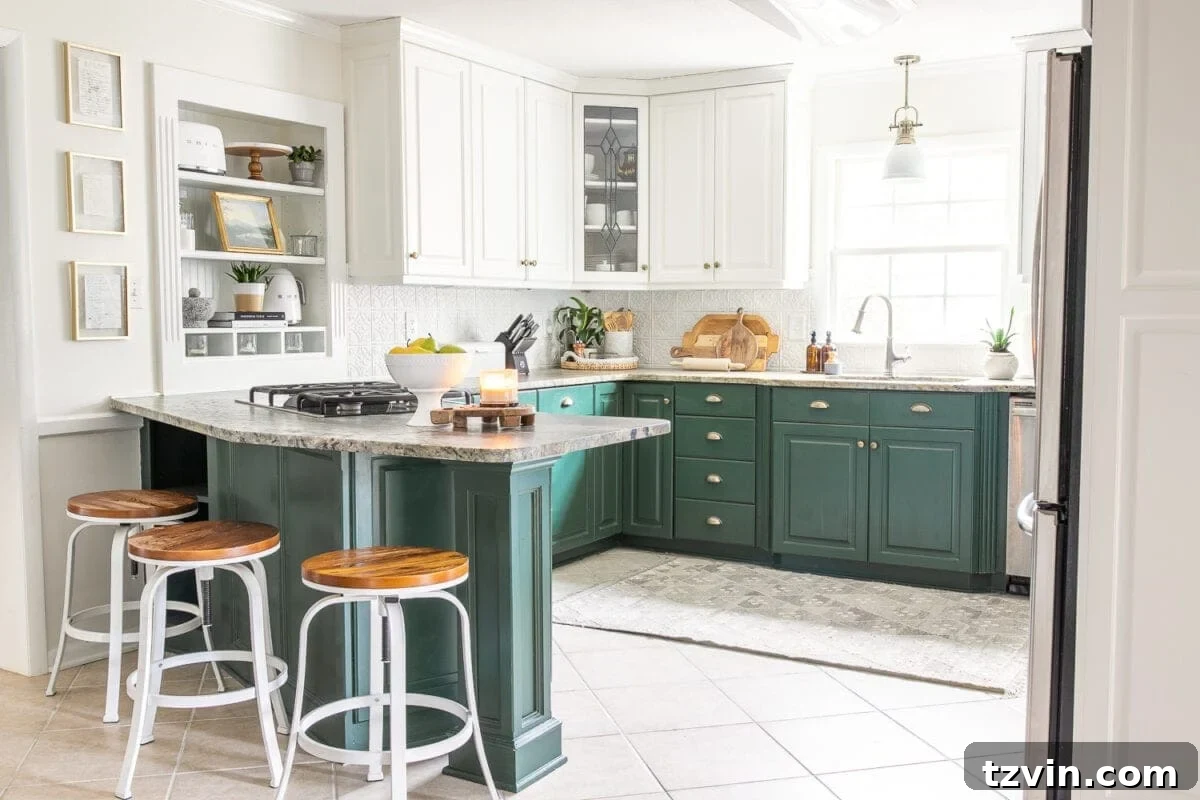 Stylish Countertops Made Simple 3 After image of beautifully styled kitchen counter decor