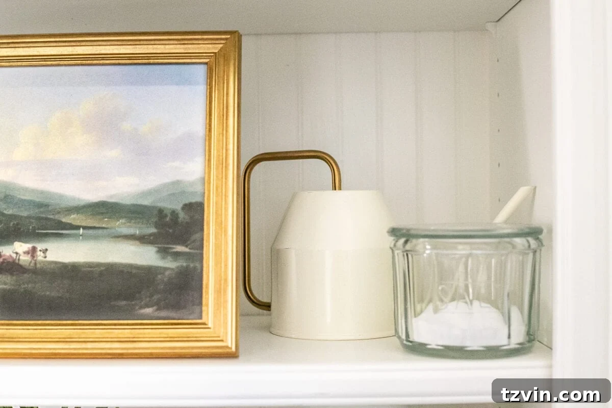 Effortless Shelf Styling 10 Filling in Shelf Gaps with Smaller Decor Items