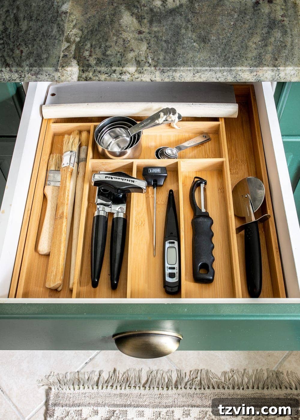 Kitchen Organization Makeover | Utensil Drawer Organization - Top Drawer