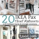 IKEA Billy Kitaplıklarla Gardırop Dönüşümü: Kendin Yap Fikirleri 22 Thumbnail of IKEA PAX closet system for comparison.
