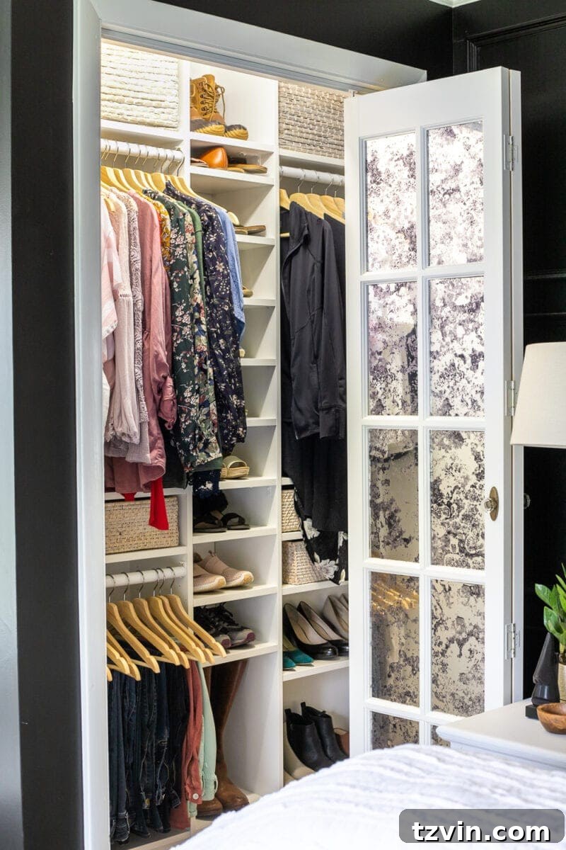 My Tiny IKEA Closet Transformation! 11 Lauren's Closet After