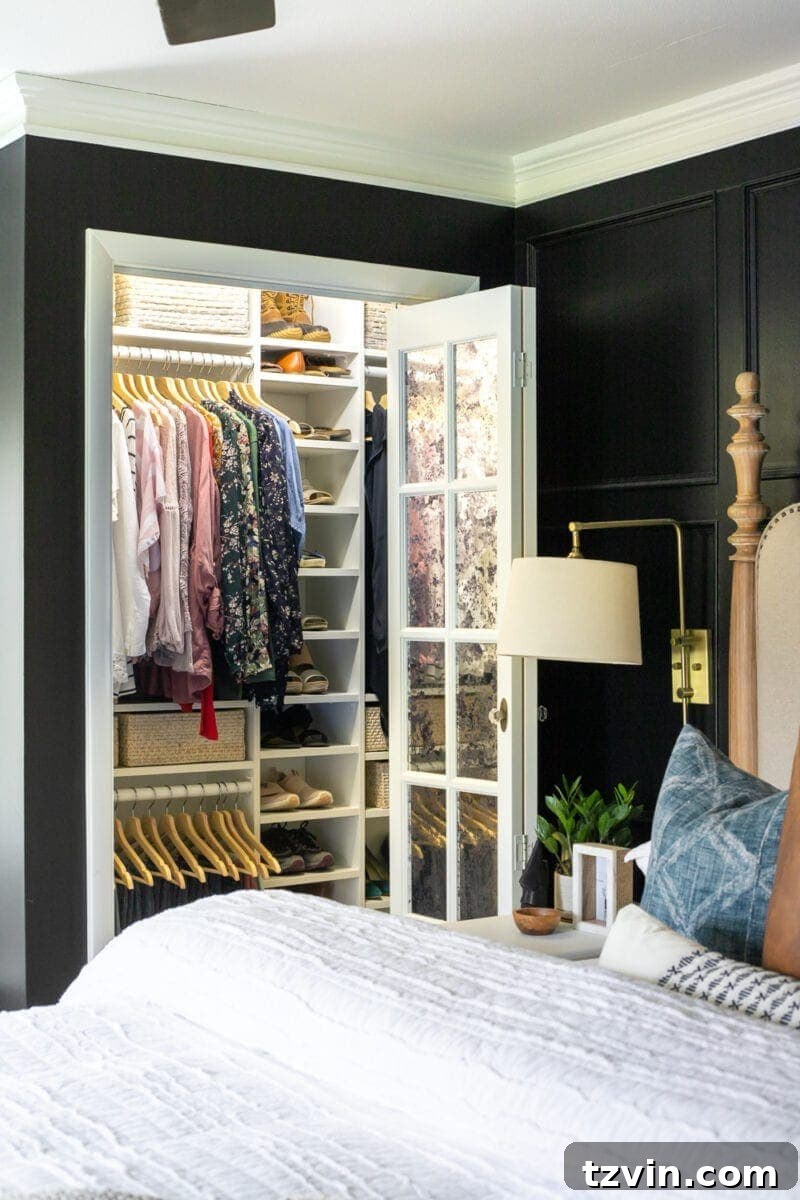 My Tiny IKEA Closet Transformation! 17 Finished Master Bedroom Closets