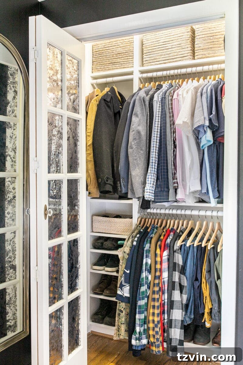 My Tiny IKEA Closet Transformation! 6 Robert's Closet After