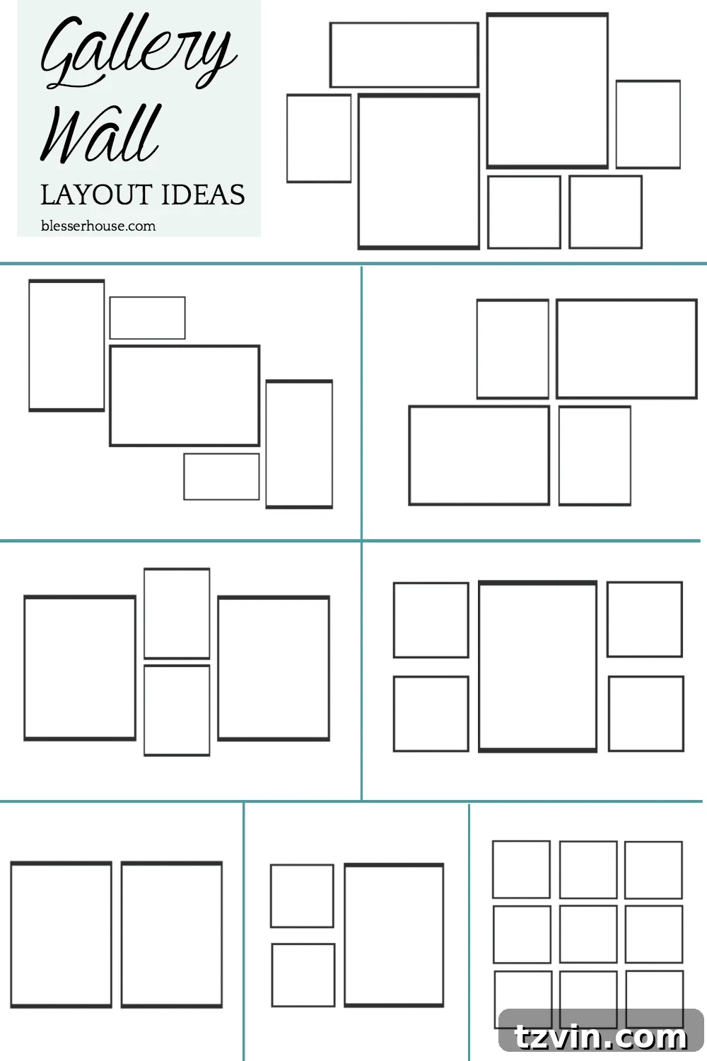 Craft Your Style: DIY Wall Decor Projects to Personalize Your Home 5 gallery wall layout ideas for different arrangements and styles