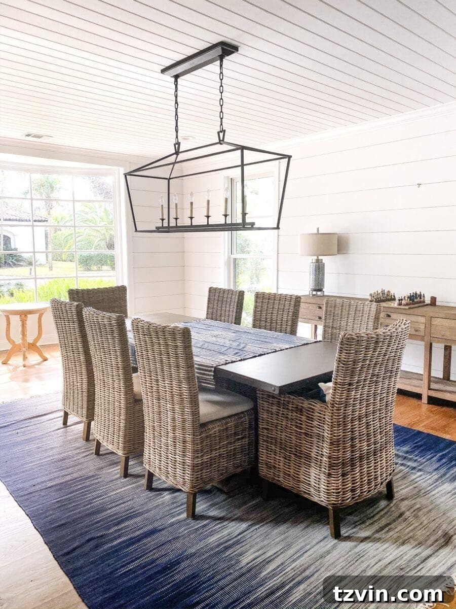 Coastal Elegance Sea Island Home Showcase 10 Sea Island Coastal House Tour | elegant coastal dining room