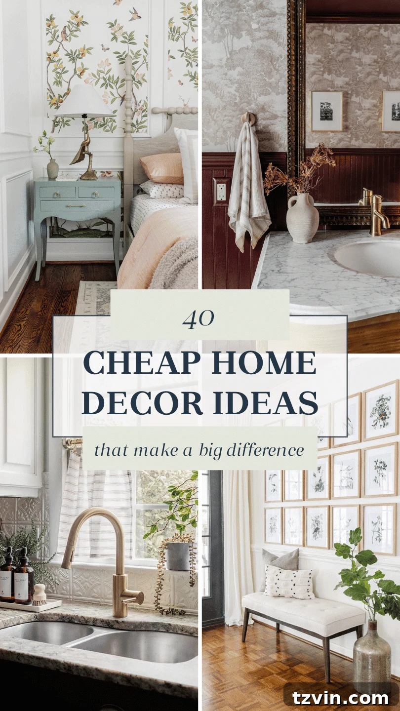 40 cheap home decor ideas that make a big difference