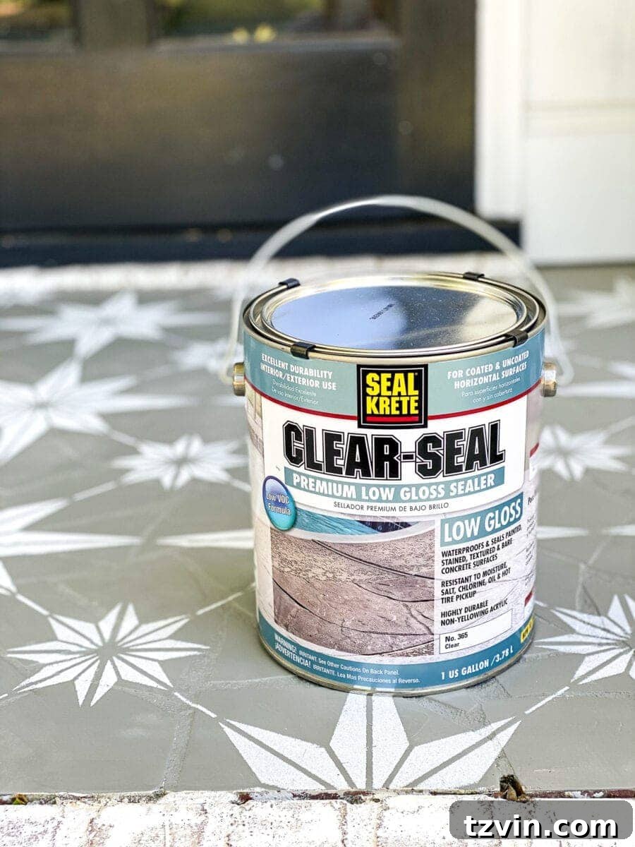 Applying Seal-Krete Clear-Seal for Durable Porch Floor Protection