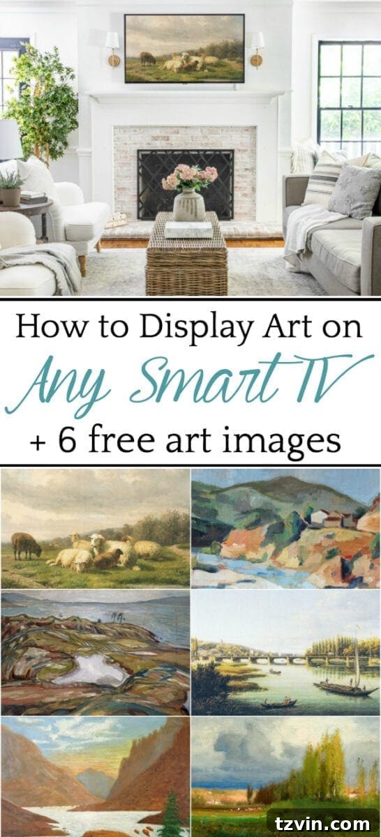 Displaying Art on Any Smart TV with Free Images 2 How to Display Art on Any Smart TV + 6 Free Art Images