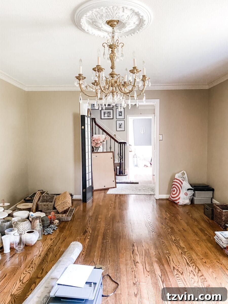 Crafting Our Dream Home Office 9 Home office doorway before