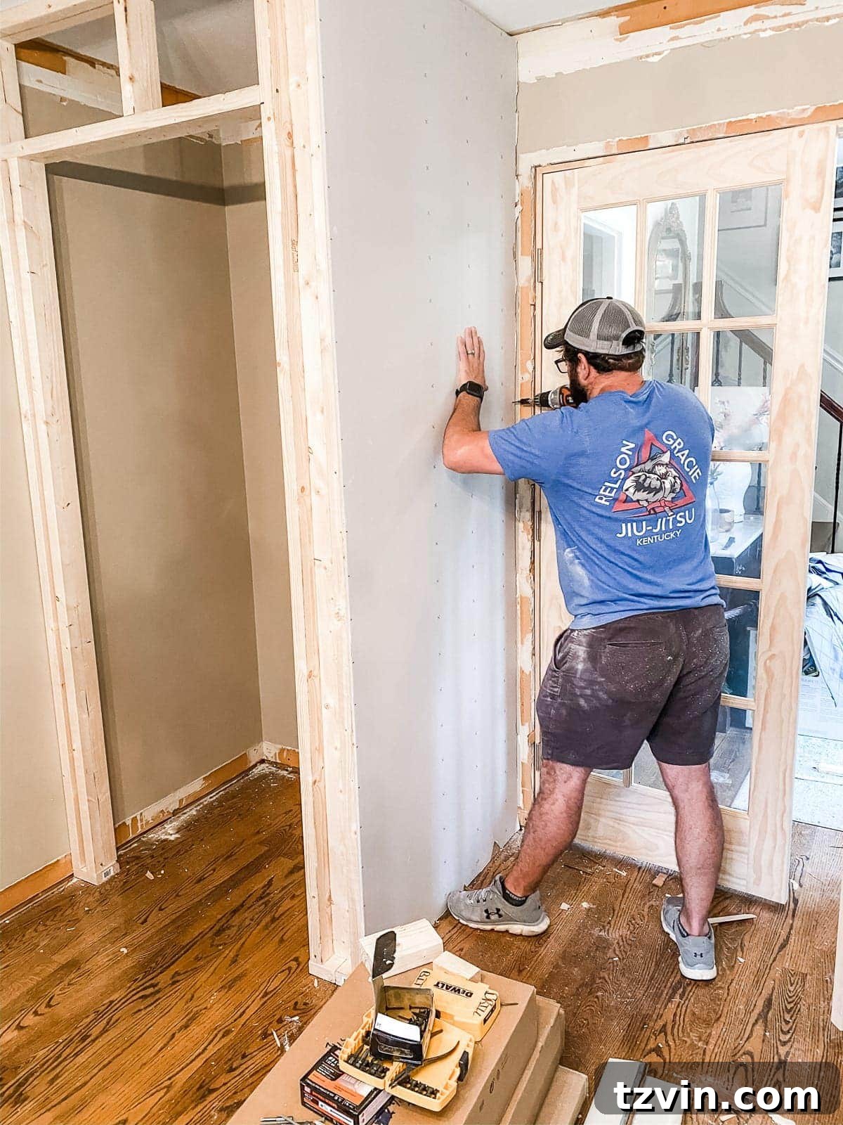 Transform Your Workspace: DIY Closet Building Guide 8 How to Build a Closet | Electrical rough-in for closet lighting