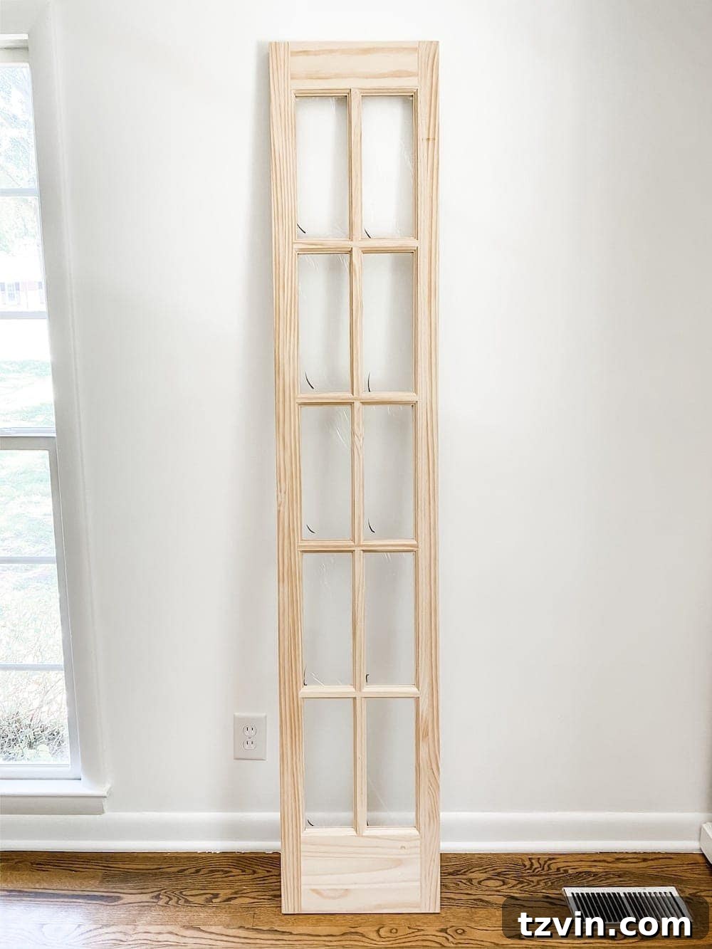 Simple Closet Transformation: Shelves and French Doors 5 Another view of separating bi-fold door panels, with screws removed and the door now split into two halves.