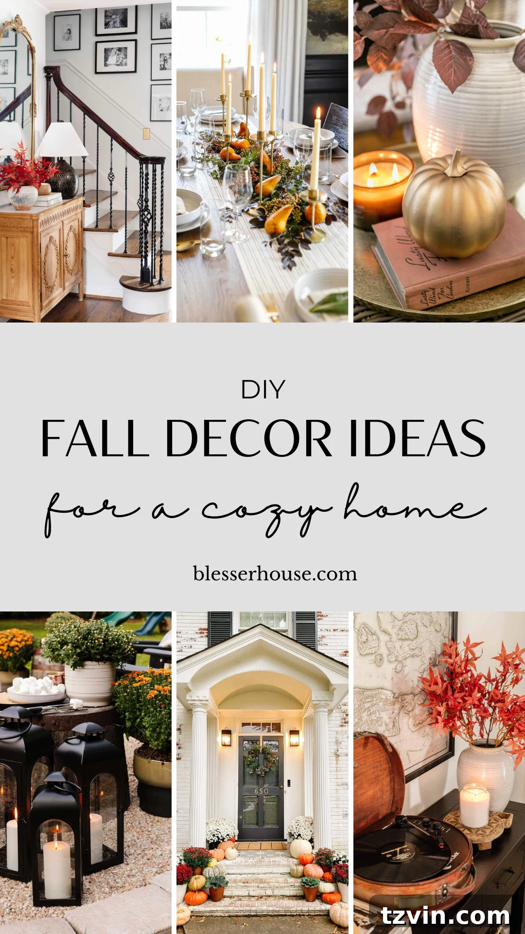 Fall Home Comforts: DIY Inspiration 2 diy fall decor ideas for a cozy home