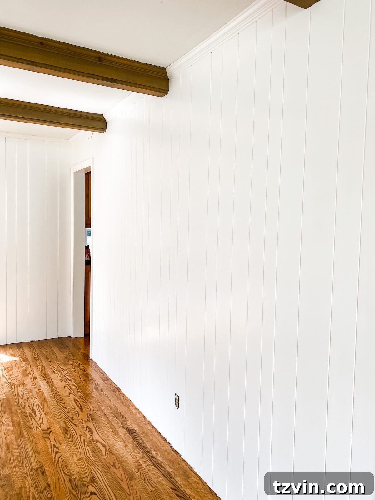 Duvar Panellerini Baştan Yarat: McNay Projesi Güncellemesi 8 diy painted wood paneling room reveal