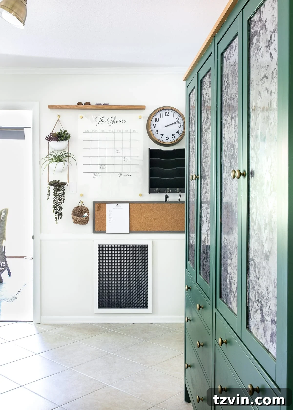 Budget Friendly DIY Air Return Cover 12 DIY Air Return Vent Cover and Command Center Wall